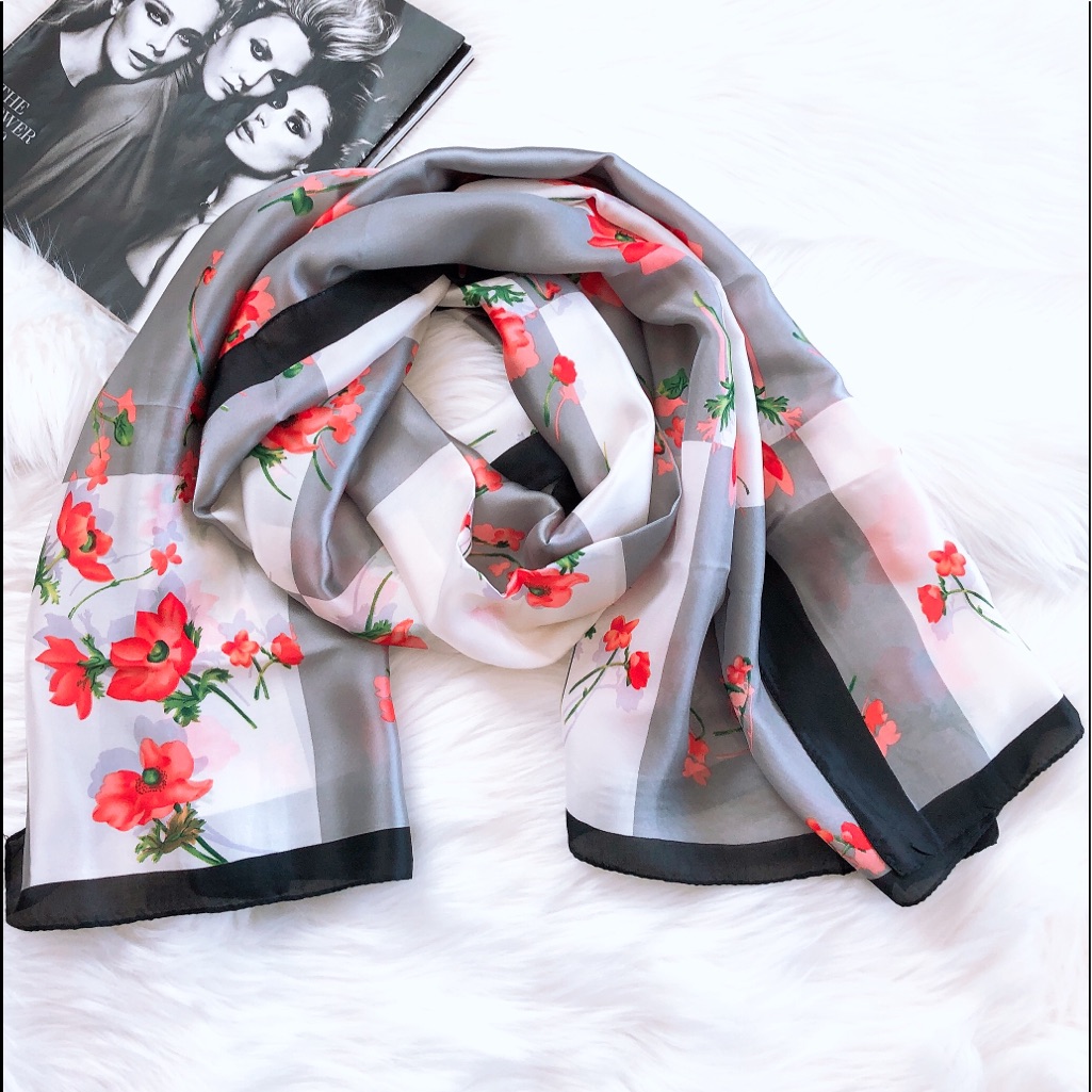 Rectangular Silky Scarf